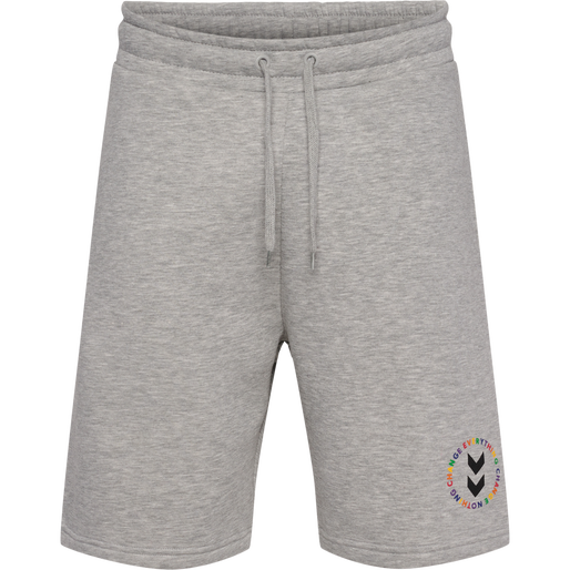 hmlEVERYTHING NOTHING SWEAT SHORTS, GREY MELANGE hmlEVERYTHING NOTHING SWEAT SHORTS, GREY MELANGE, packshot