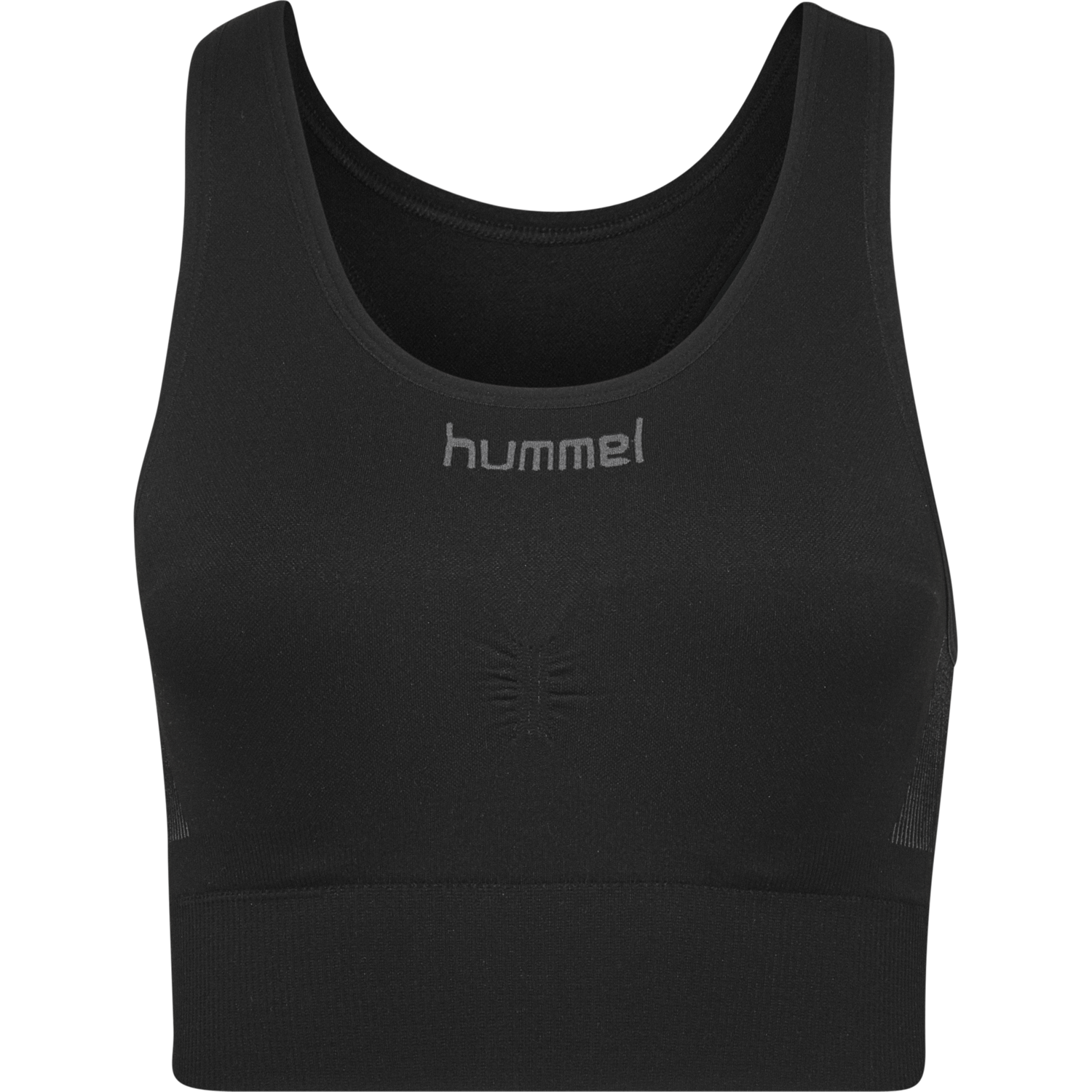 HUMMEL FIRST SEAMLESS BRA WOMEN, BLACK, packshot