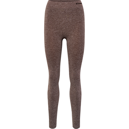 hmlCI SEAMLESS MID WAIST TIGHTS, JAVA MELANGE, packshot