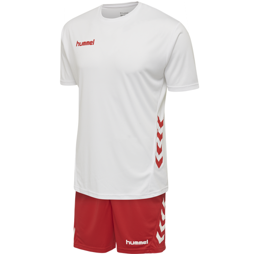 hmlPROMO DUO SET, WHITE/TRUE RED, packshot