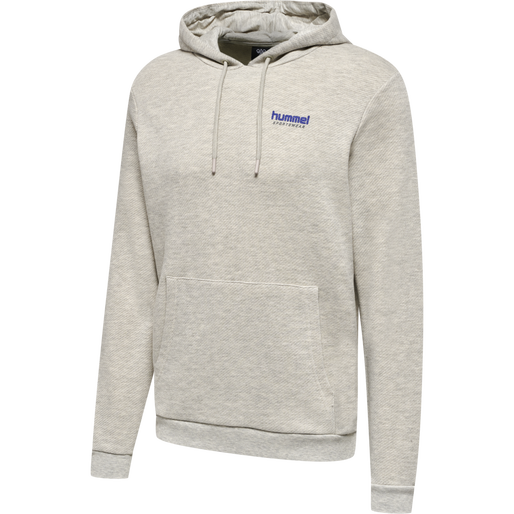 hmlLGC AUSTIN HOODIE, LEGACY MELANGE, packshot