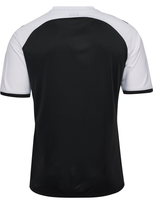 hmlMATCH LEAGUE JERSEY S/S, BLACK/WHITE, packshot