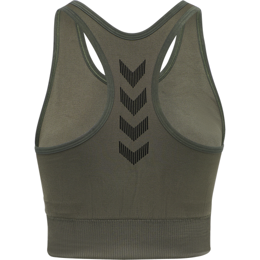 HUMMEL FIRST SEAMLESS BRA WOMAN, GRAPE LEAF HUMMEL FIRST SEAMLESS BRA WOMAN, GRAPE LEAF, packshot
