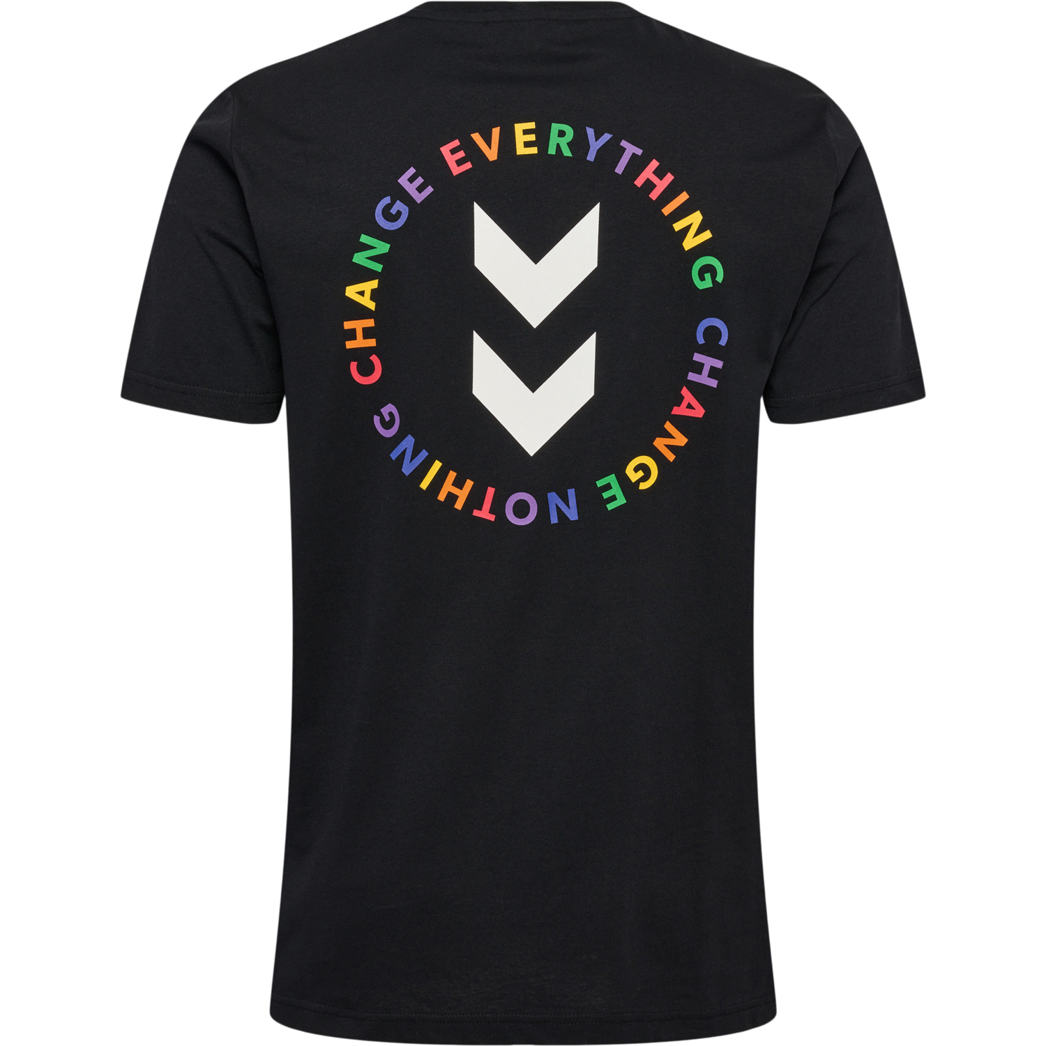 hmlEVERYTHING NOTHING T-SHIRT, BLACK, packshot