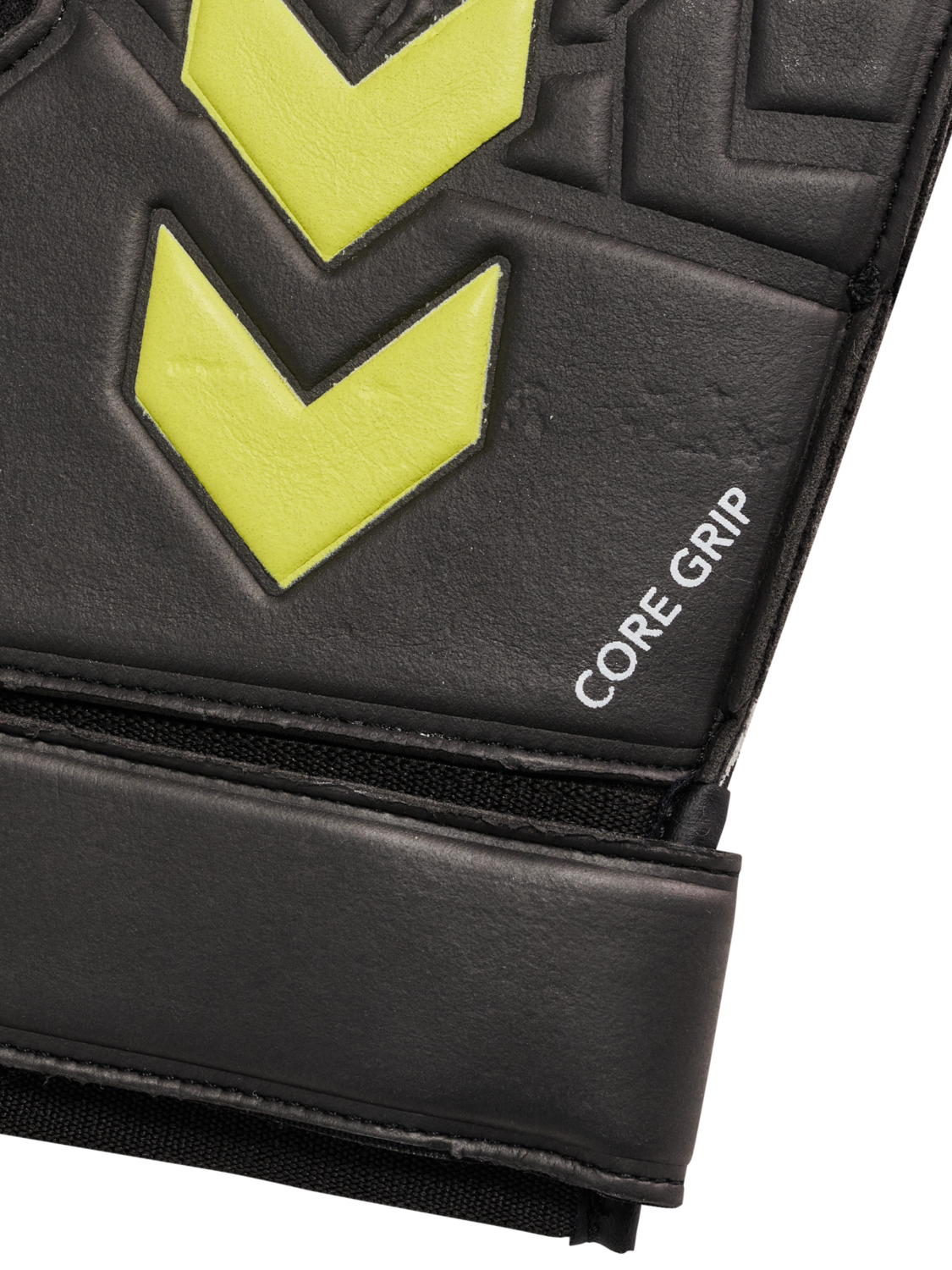 hmlBLAZE26 GK GLOVES CORE GRIP, BLACK/YELLOW, packshot