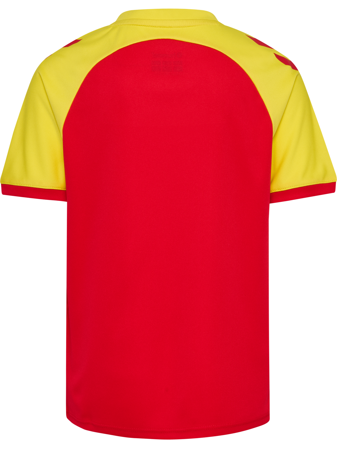 hmlMATCH LEAGUE JERSEY S/S KIDS, TRUE RED/BLAZING YELLOW, packshot