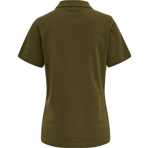 hmlRED CLASSIC POLO WOMAN, DARK OLIVE, packshot