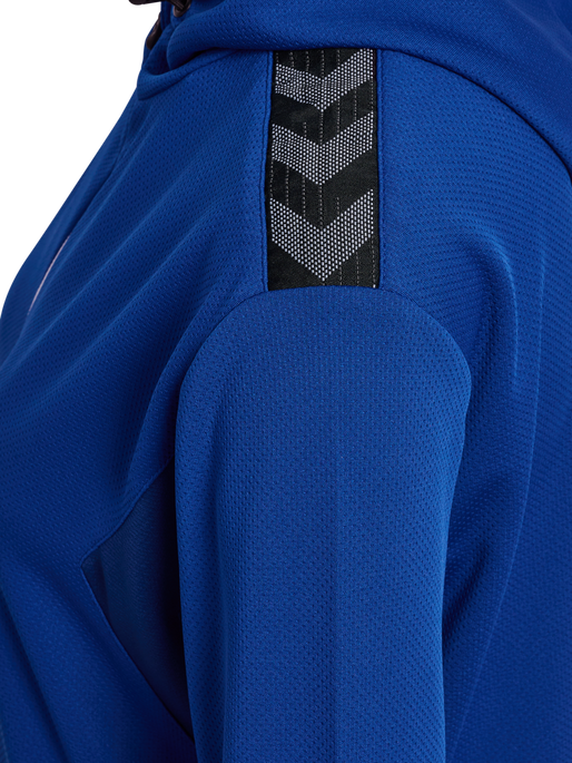 hmlAUTHENTIC PL ZIP HOODIE WOMAN, TRUE BLUE, packshot