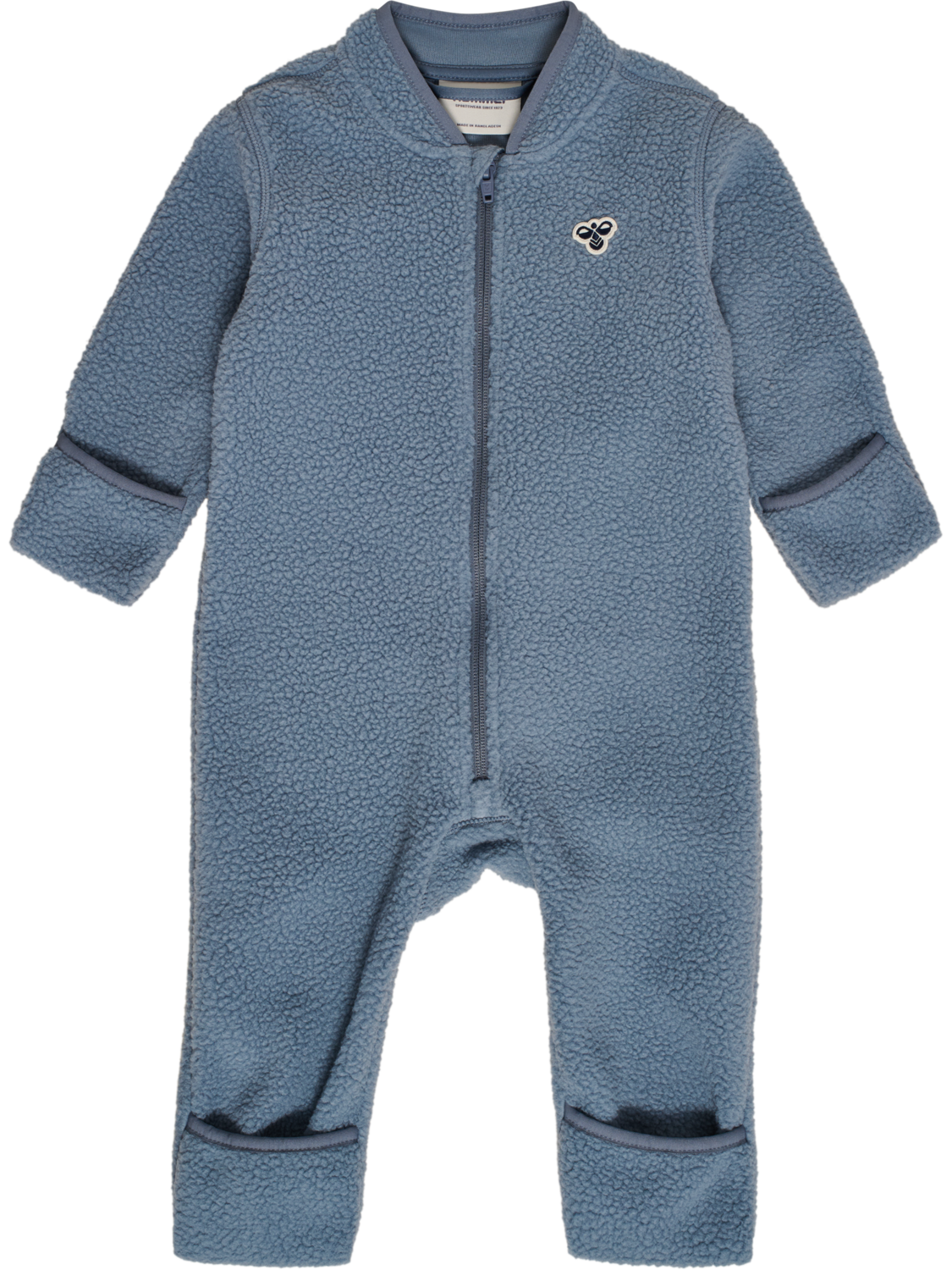 hmlMINI ATLAS FLEECE ZIP SUIT, FLINT STONE, packshot