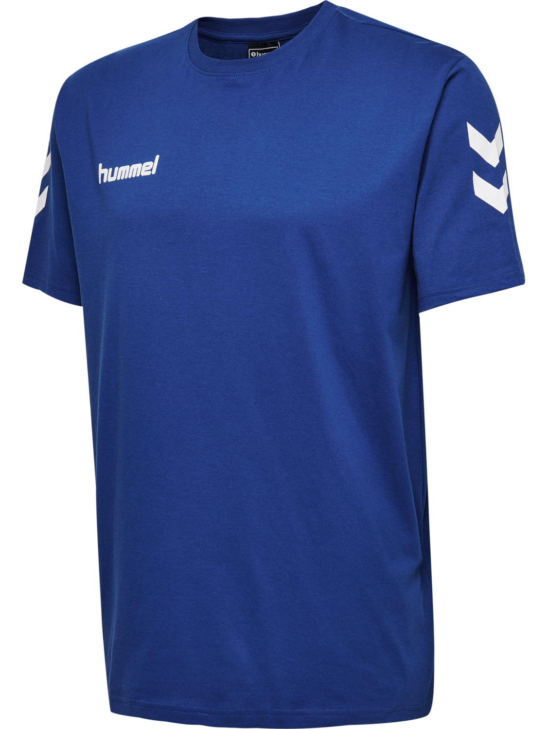 HMLGO COTTON T-SHIRT S/S, TRUE BLUE, packshot