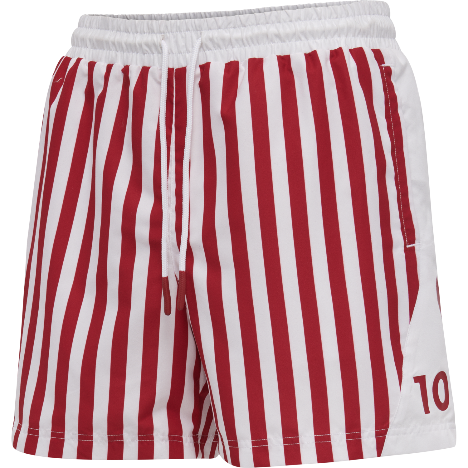 DBU FAN 2020 SWIM SHORTS, TANGO RED, packshot
