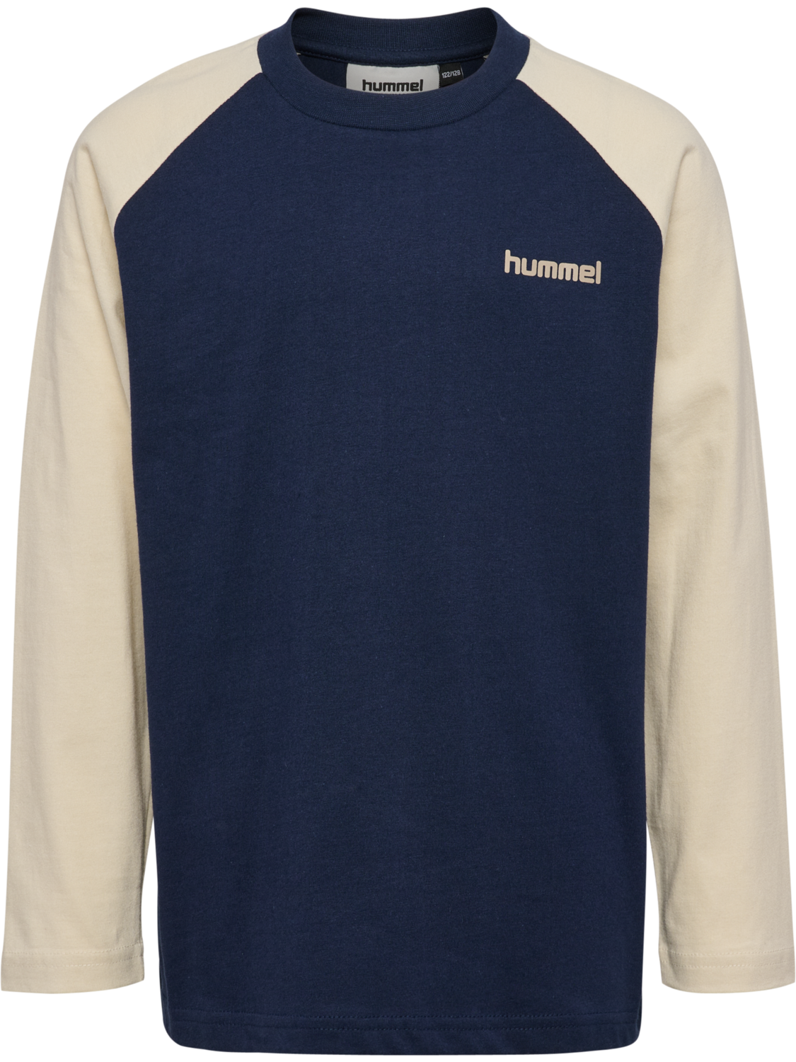 hmlJR LOOSE GRAPHIC T-SHIRT L/S, DRESS BLUES, packshot