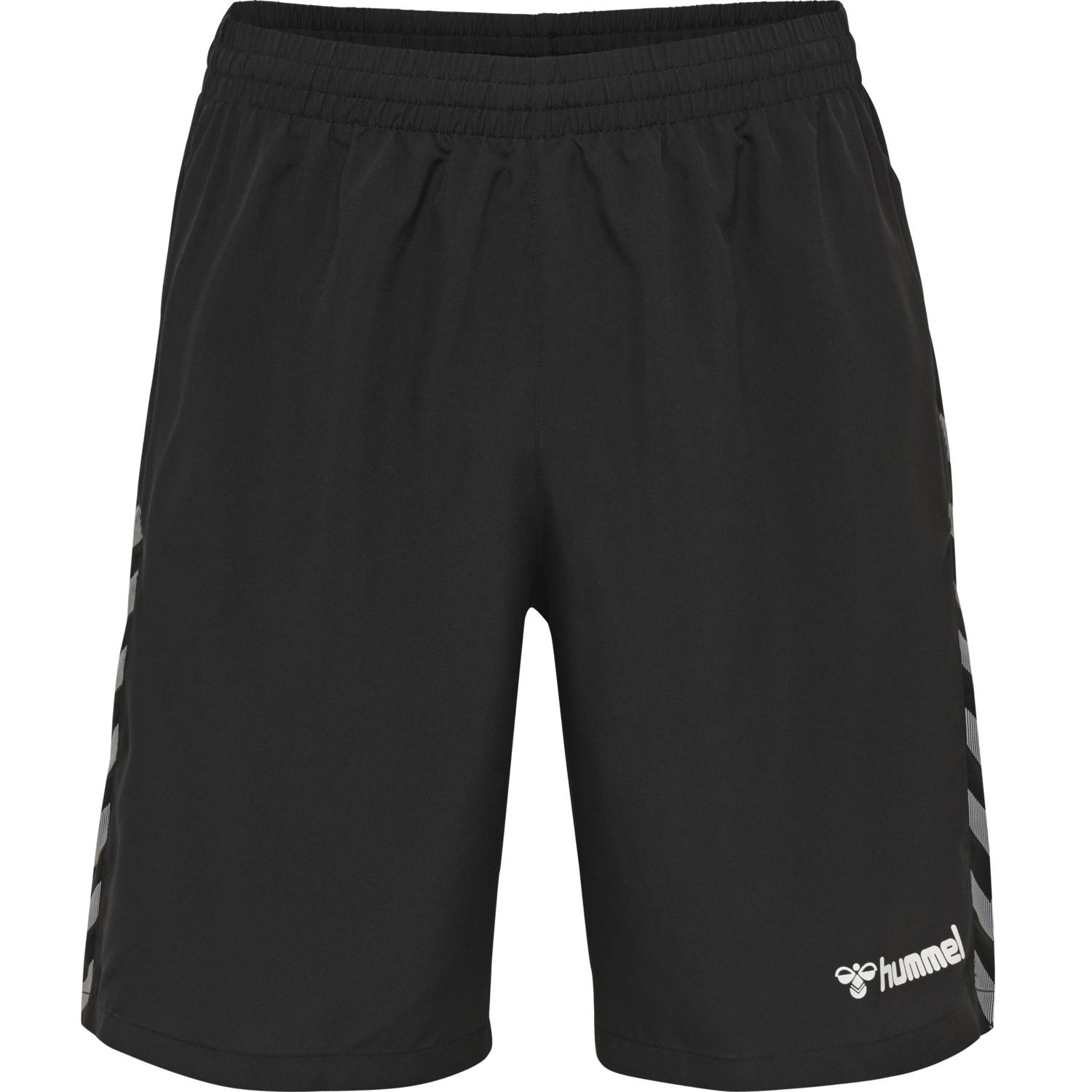 hmlAUTHENTIC KIDS TRAINING SHORT, BLACK/WHITE, packshot