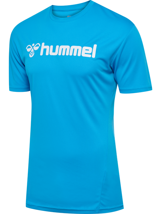 hmlLOGO JERSEY S/S, DIVA BLUE hmlLOGO JERSEY S/S, DIVA BLUE, packshot