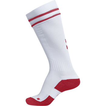 ELEMENT FOOTBALL SOCK , WHITE/TRUE RED, packshot