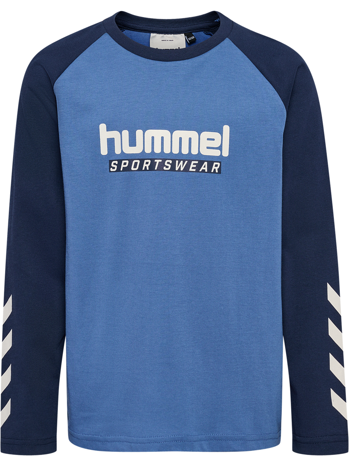 hmlJR LOGO T-SHIRT L/S, DUTCH BLUE, packshot
