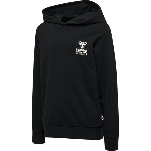 hmlGLOBAL HOODIE, BLACK, packshot