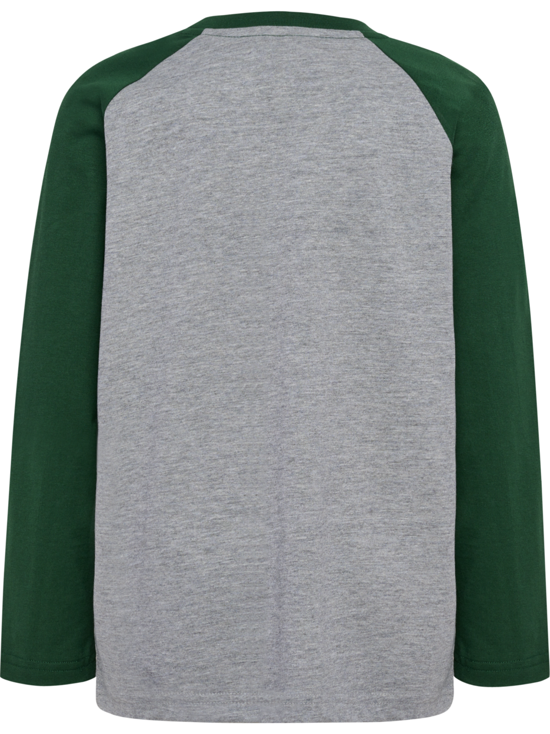 hmlJR RAGLAN LOOSE T-SHIRT L/S BEE, DARK GREEN, packshot