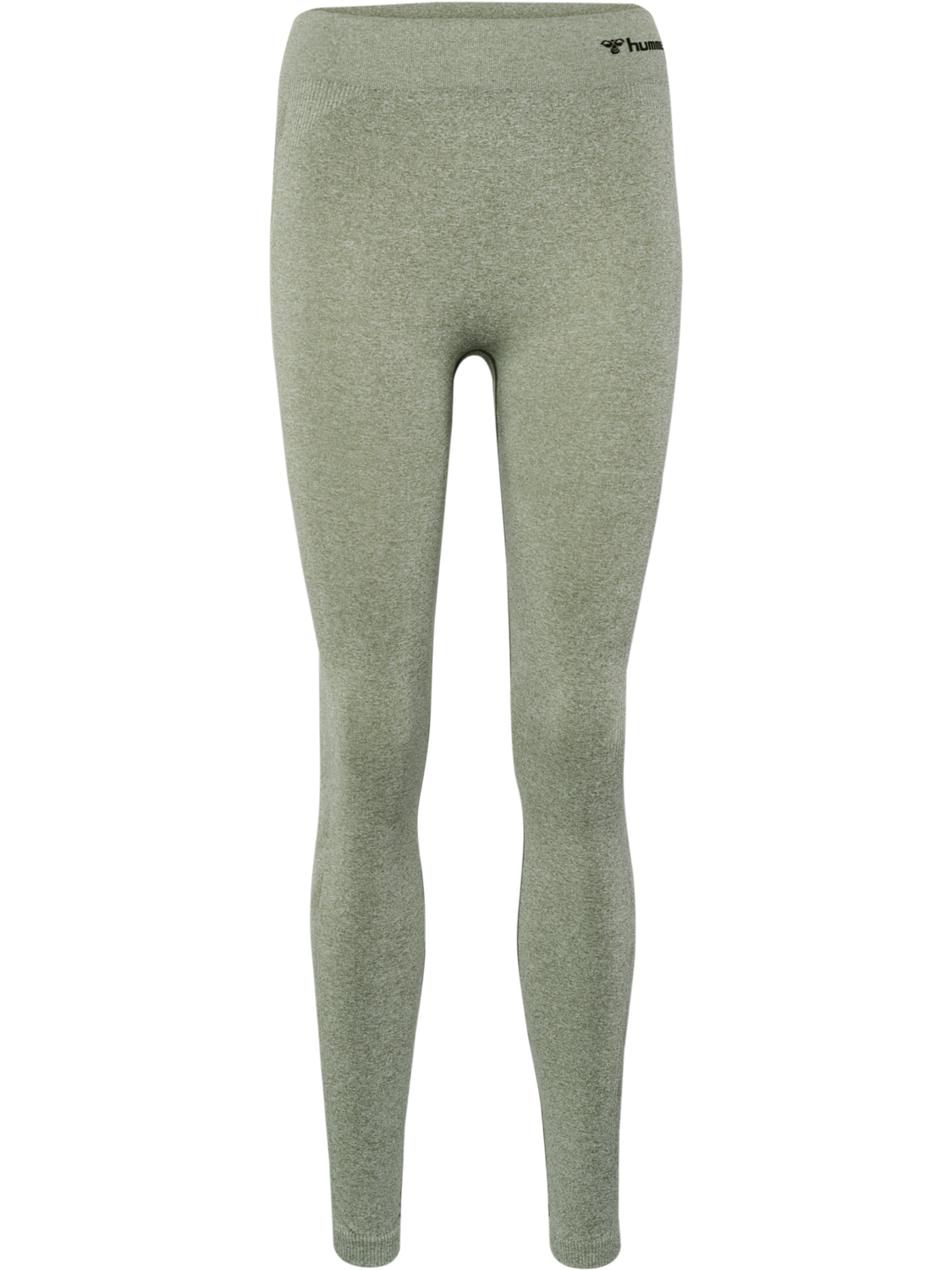 hmlCI SEAMLESS MID WAIST TIGHTS, SEAGRASS MELANGE, packshot