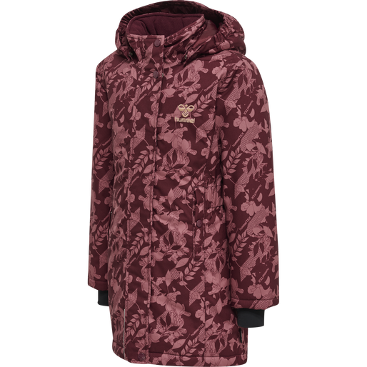 hmlALMA TEX COAT, WINDSOR WINE, packshot