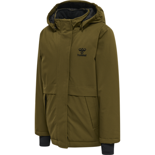 hmlURBAN TEX JACKET, DARK OLIVE, packshot