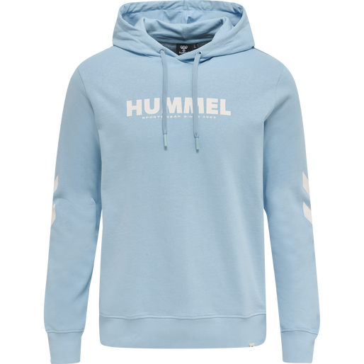 hmlLEGACY LOGO HOODIE, PLACID BLUE, packshot