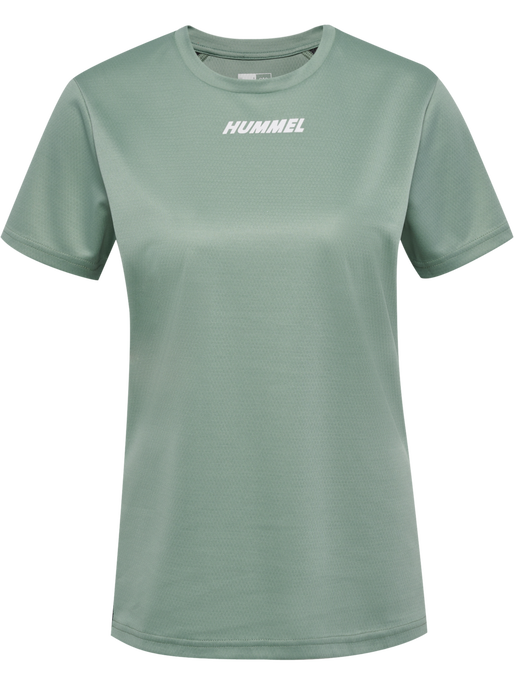 hmlMULTI PL JERSEY WOMAN, ICEBERG GREEN, packshot