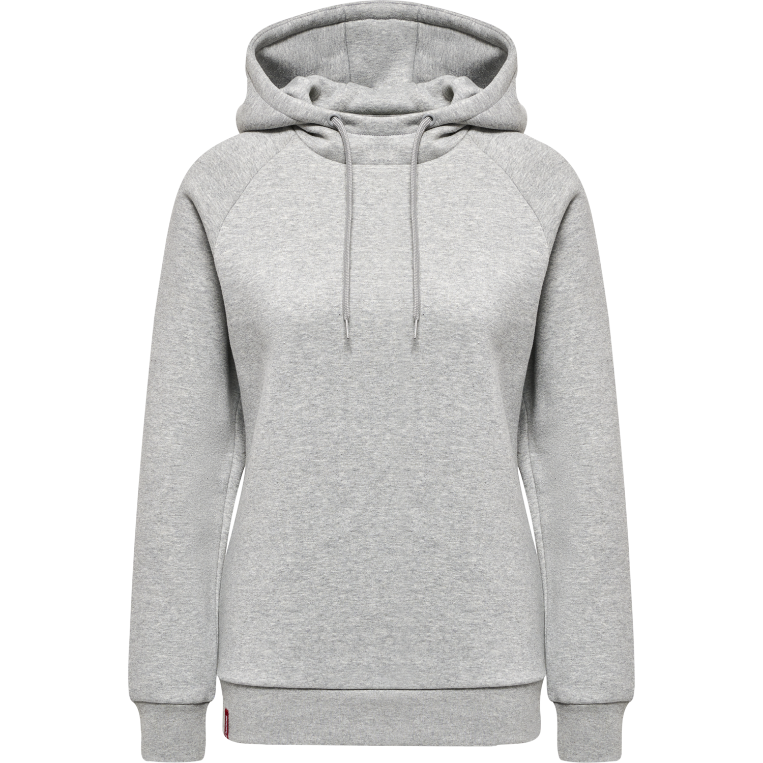 hmlRED HEAVY HOODIE WOMAN, GREY MELANGE, packshot
