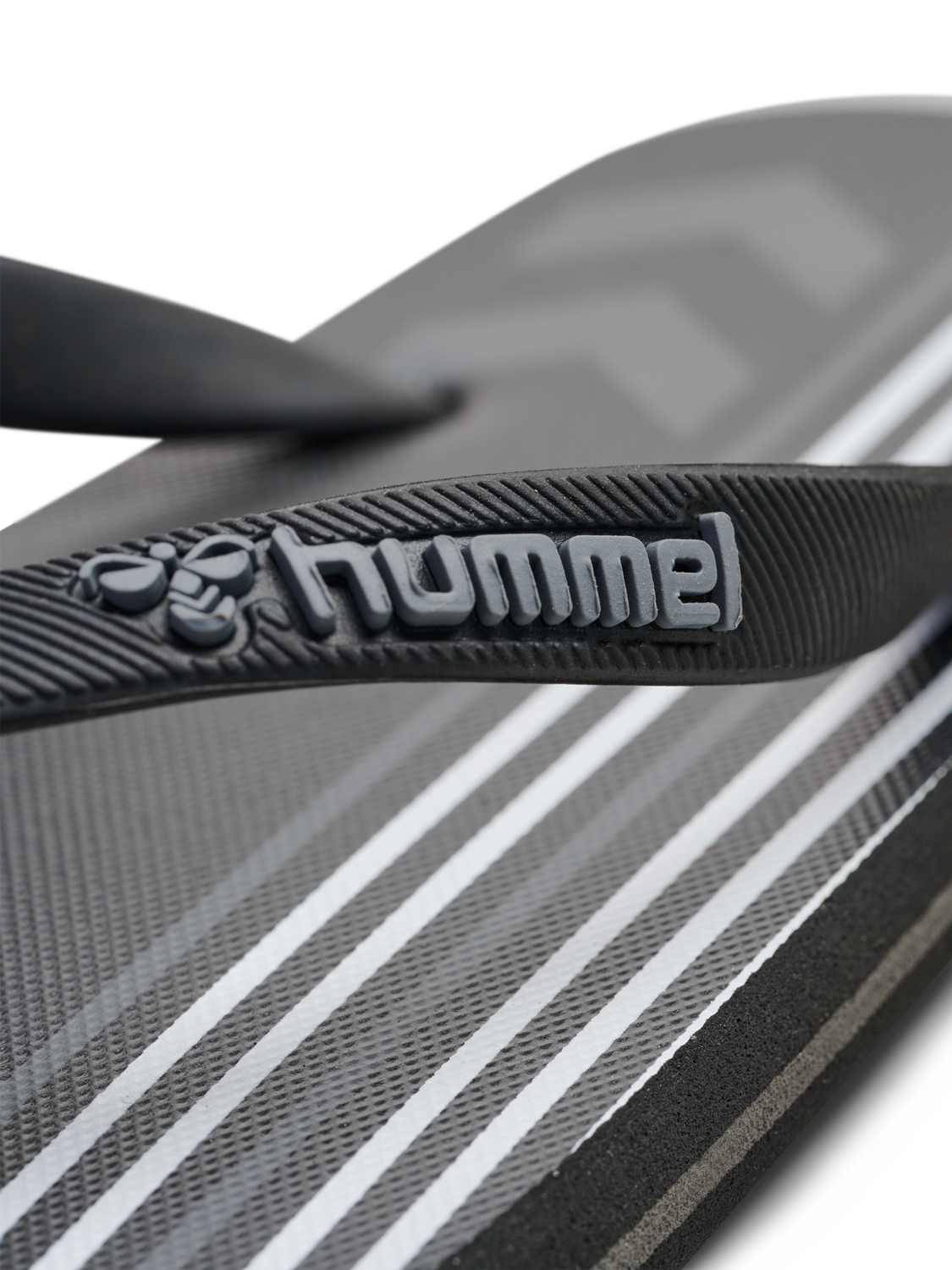 MULTI STRIPE FLIP FLOP, BLACK, packshot