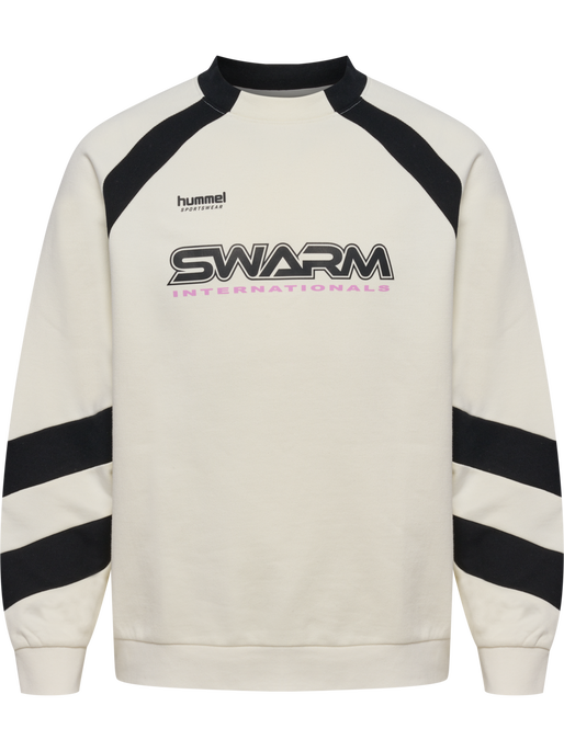 hmlOVERSIZED CREW SPORTSWEAR SWARM, TOFU, packshot
