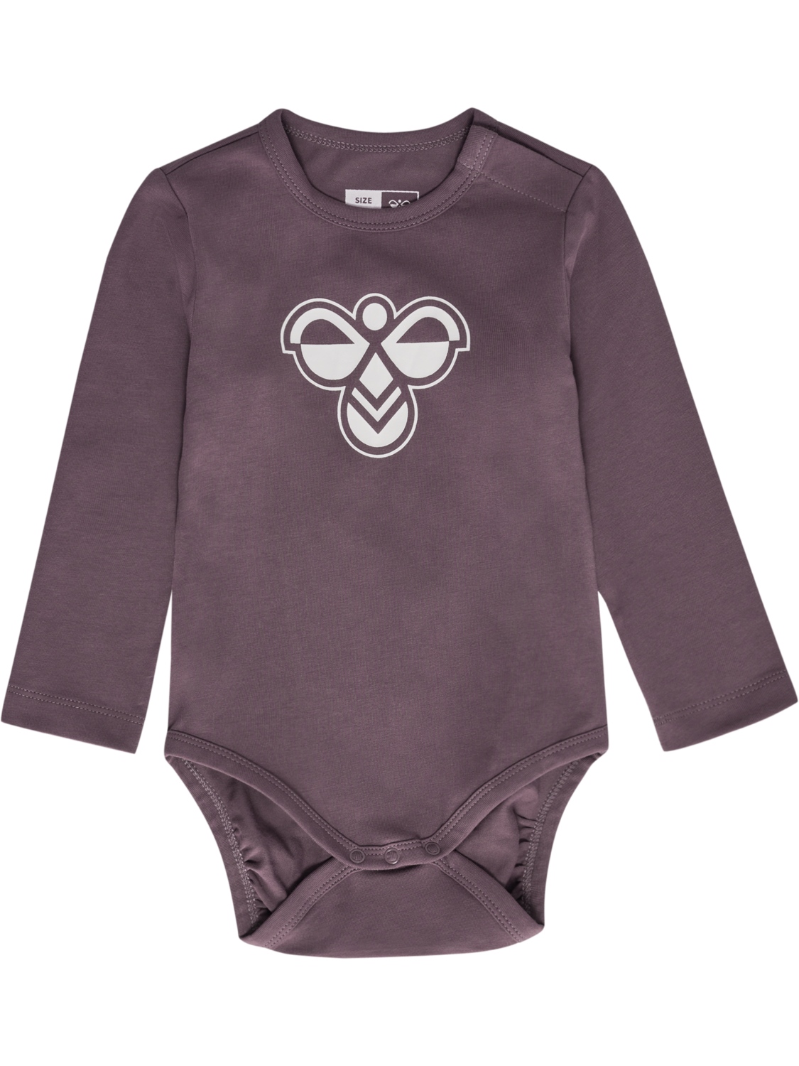 hmlMINI LOGO BODY L/S, BLACK PLUM, packshot
