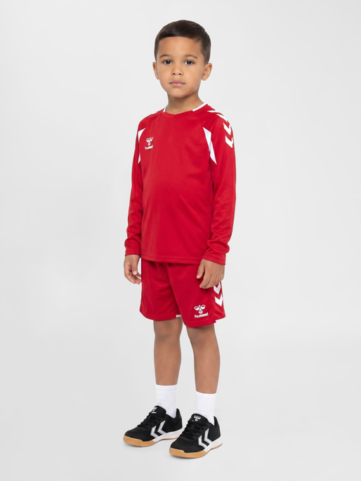 hmlCORE 2.0 JERSEY L/S KIDS, TRUE RED/WHITE, model