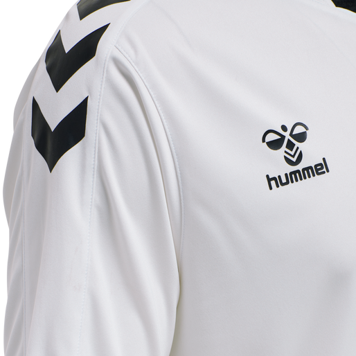 hmlCORE XK POLY JERSEY S/S, WHITE, packshot