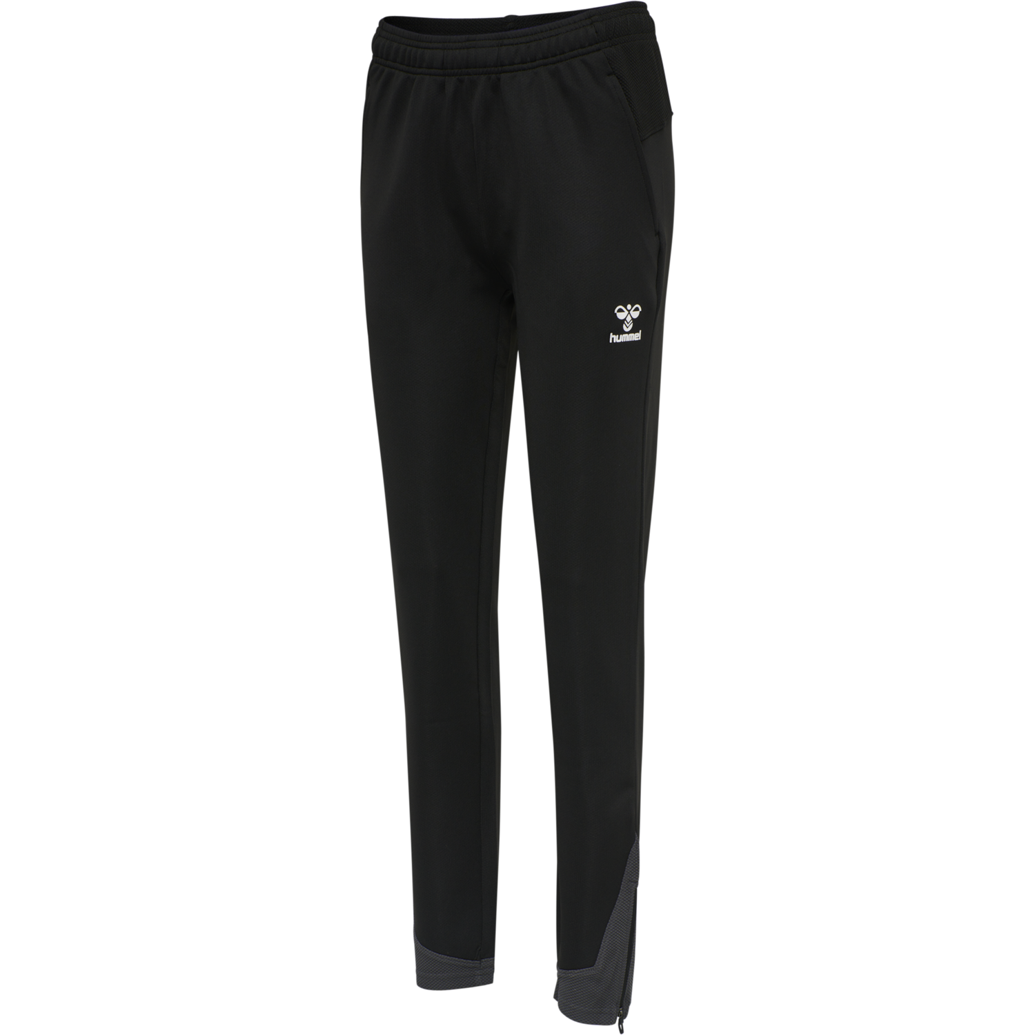hmlLEAD WOMEN POLY PANTS, BLACK, packshot