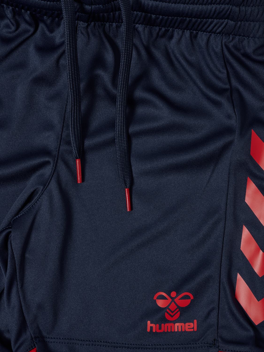 hmlCORE 2.0 SHORTS KIDS, MARINE/TRUE RED, packshot