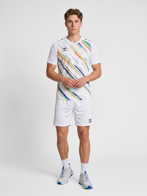 hmlMATCH TRIUMPH JERSEY S/S, WHITE/MULTICOLOR, model