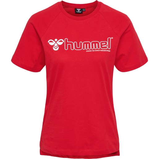 hmlNONI 2.0 T-SHIRT, BARBADOS CHERRY, packshot