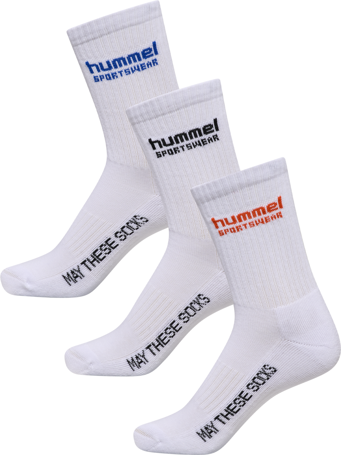 hml3-PACK SOCKS SPORTSWEAR, WHITE/PAPRIKA, packshot