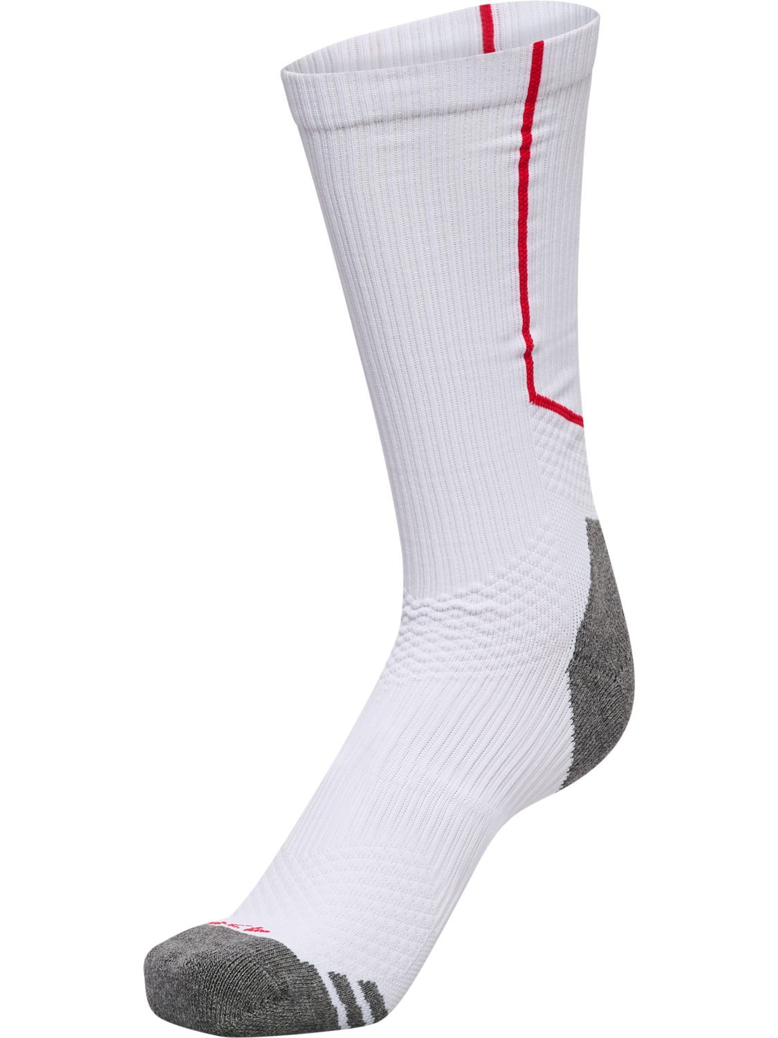 hmlPRO TRAINING SOCKS LOW, WHITE/TRUE RED, packshot
