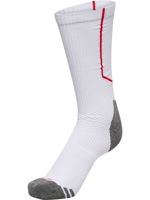 hmlPRO TRAINING SOCKS LOW, WHITE/TRUE RED hmlPRO TRAINING SOCKS LOW, WHITE/TRUE RED, packshot