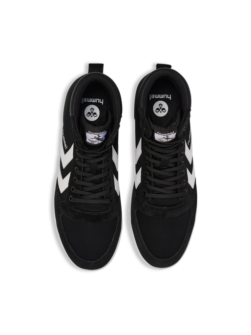 HUMMEL SLIMMER STADIL HIGH, BLACK/ WHITE KH, packshot