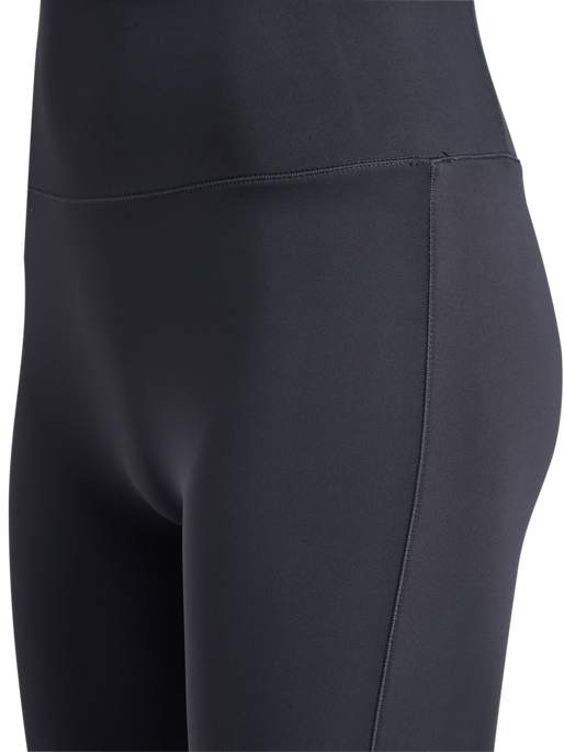 hmlYOGA HIGH WAIST FLARE W TIGHTS, EBONY, packshot