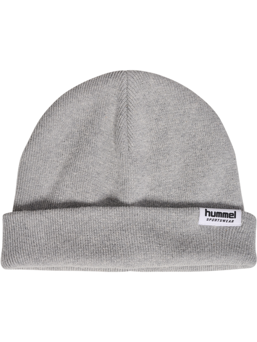 hmlRIB BEANIE SPORTSWEAR, LIGHT GREY MELANGE hmlRIB BEANIE SPORTSWEAR, LIGHT GREY MELANGE, packshot