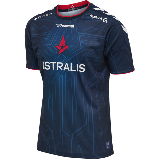 ASTRALIS 21/22 GAME JERSEY KIDS, MARINE/SPONSOR, packshot