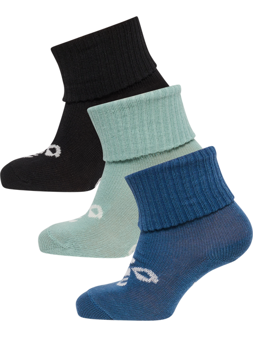SORA 3-PACK SOCK, BLUE SURF, packshot