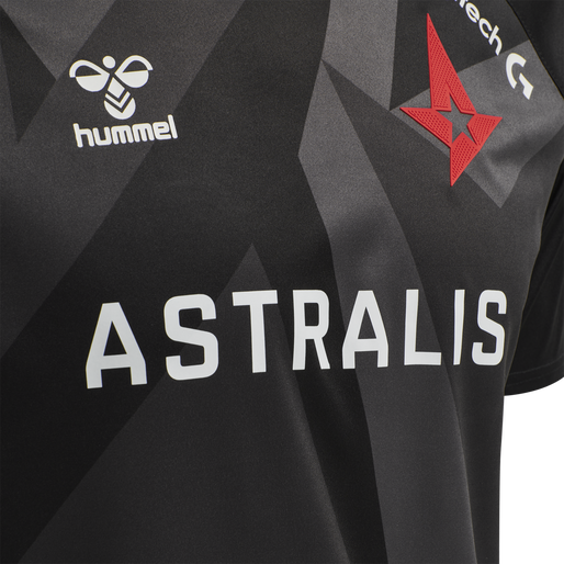 ASTRALIS 20/21 GAME JERSEY S/S_KIDS, BLACK W/LOGO, packshot