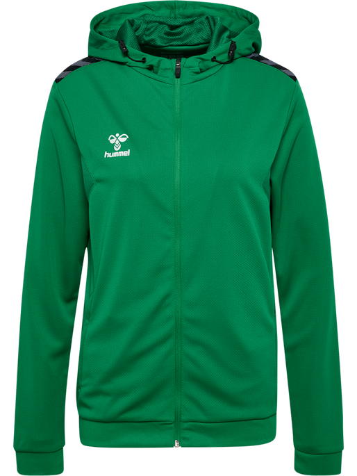hmlAUTHENTIC PL ZIP HOODIE WOMAN, JELLY BEAN, packshot