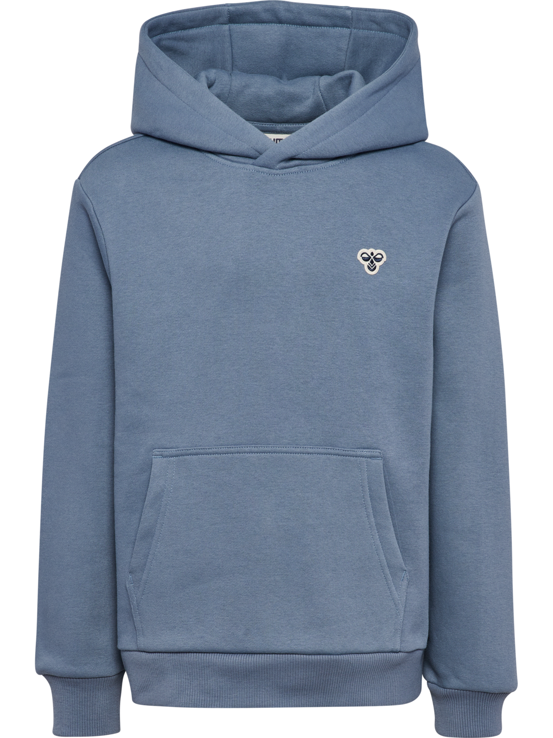 hmlJR LOOSE HOODIE BEE, FLINT STONE, packshot