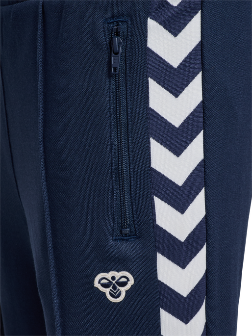 hmlJR ARCHIVE REGULAR POLY PANTS, DRESS BLUES, packshot