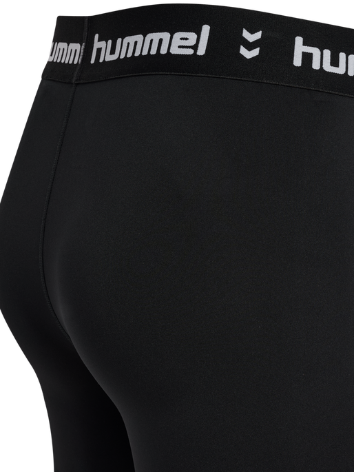 hmlPULSE MID WAIST SHORT TIGHTS, BLACK hmlPULSE MID WAIST SHORT TIGHTS, BLACK, packshot